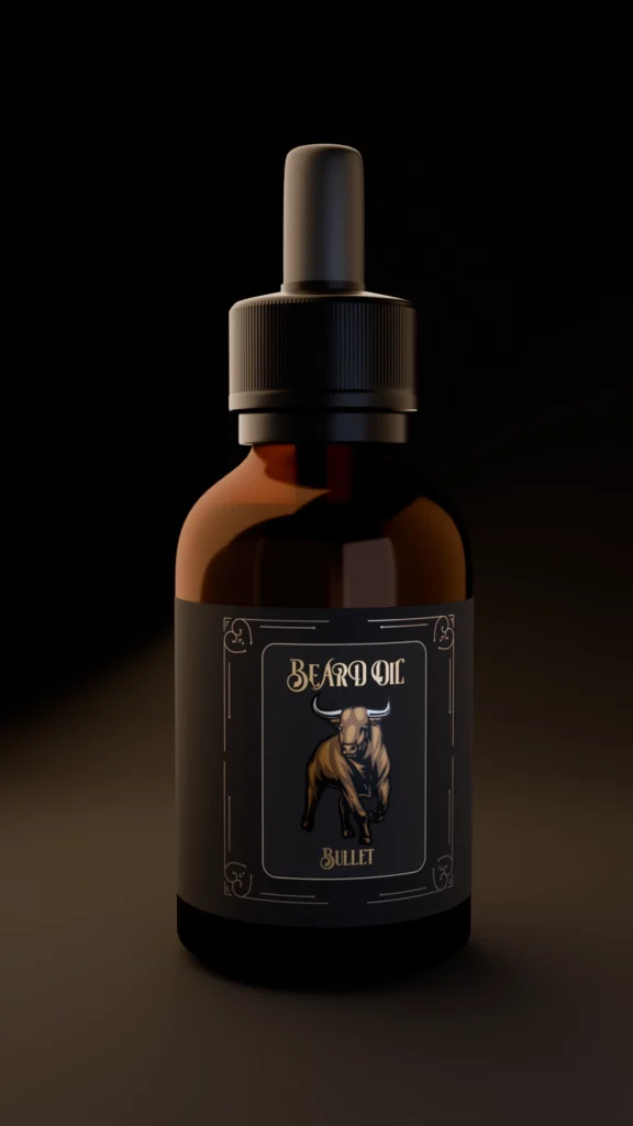 Fotorealistyczna wizualizacja 3D produktu kosmetycznego z precyzyjnym oświetleniem szkła i etykiety – alternatywa dla tradycyjnej fotografii produktowej.